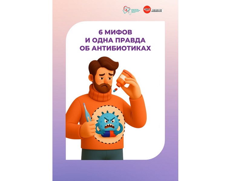 6 мифов и одна правда об антибиотиках .